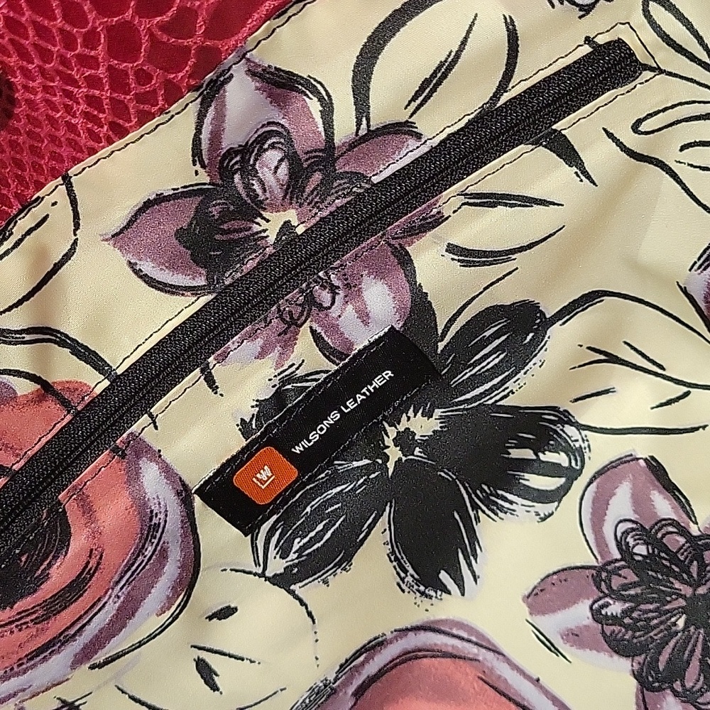 Wilson's Leather Snakeskin tote - Picture 3 of 8